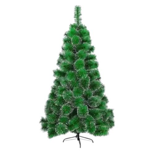 Arbol Navidad Pino Frondoso Verde Nevado