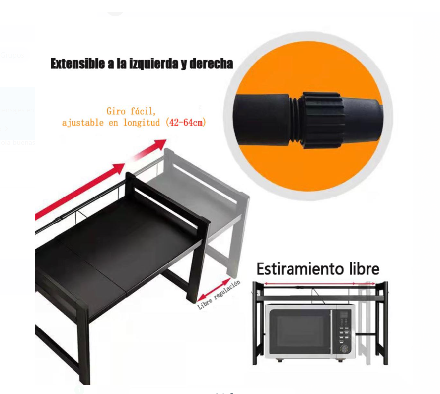 ESTANTE REPISA EXTENSIBLE RACK