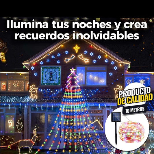 Luces Hada Multicolor Navidad Sola r 10m