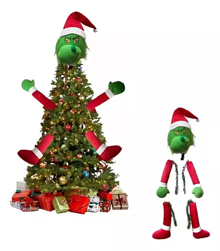 Adorno Navideño Cuerpo Grinch Árbol Navi