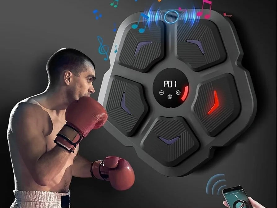 Máquina de boxeo con Bluetooh + Guantes.